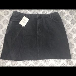 Asos Black Denim Skirt